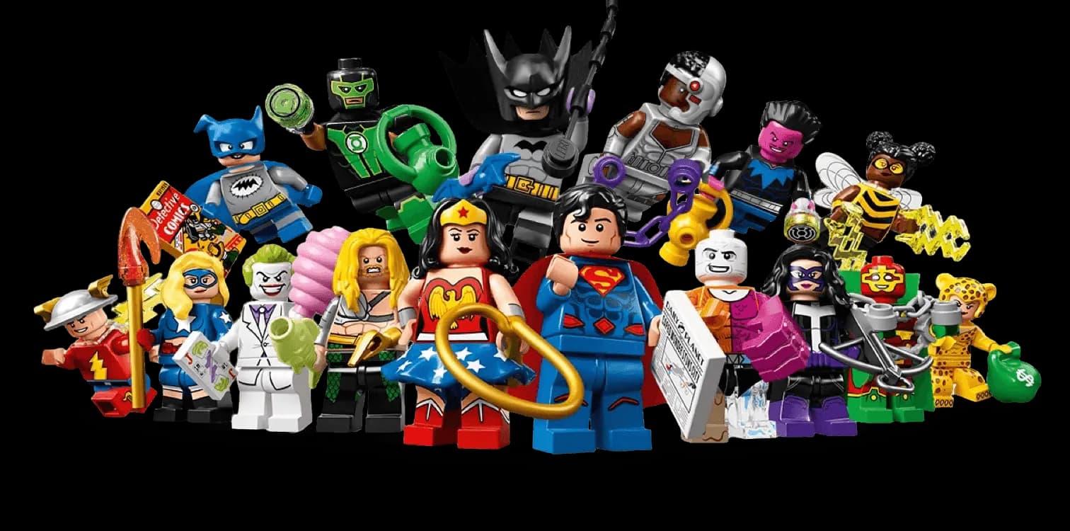 All DC Super Heroes minifigures