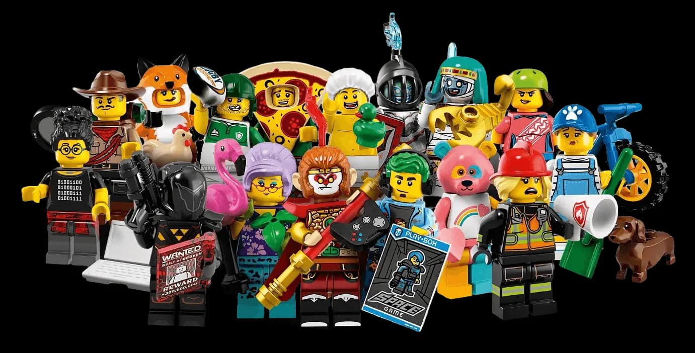 All Series 19 minifigures