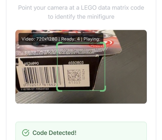 Scan Minifig Camera