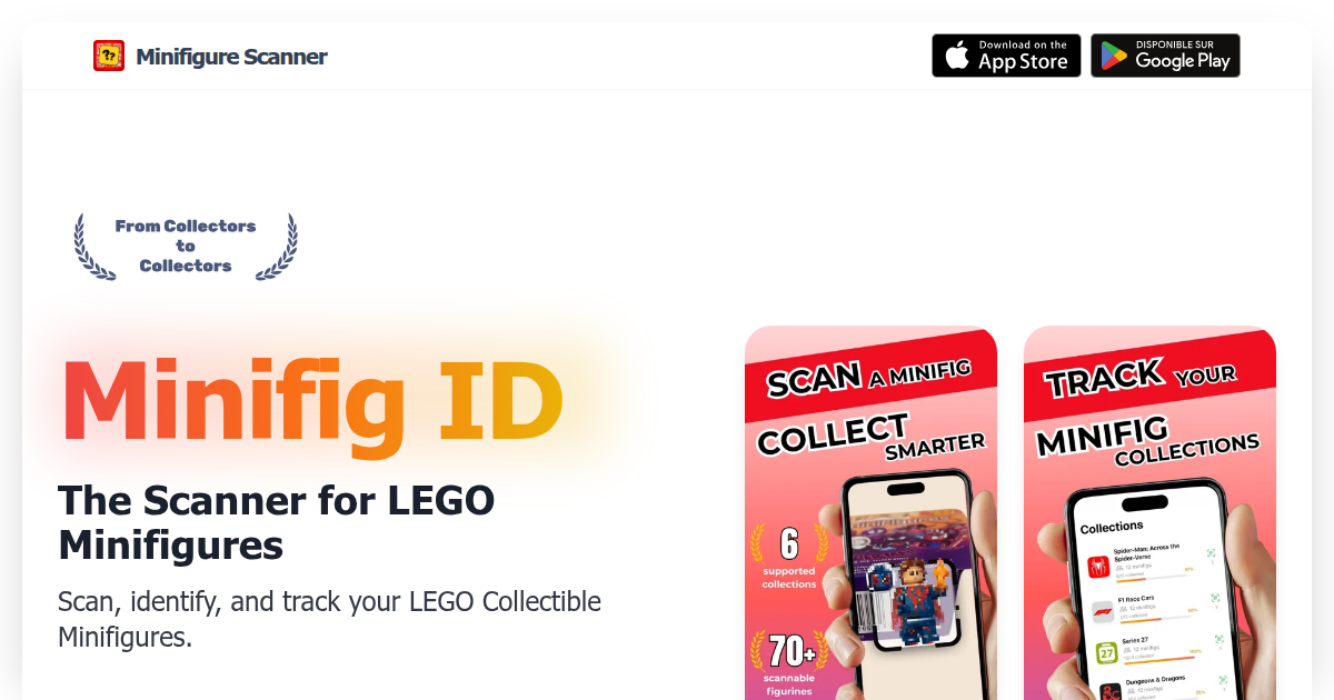 LEGO Minifigure Scanner | Download the iOS App